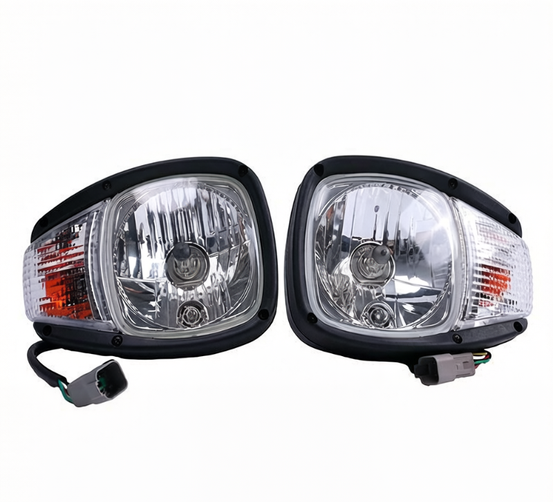 24V A Pair Headlight 344-3456 344-3455 for Caterpillar CAT Engine C7 C6.6 C4.4 Loader 924H 924K 930G 930K