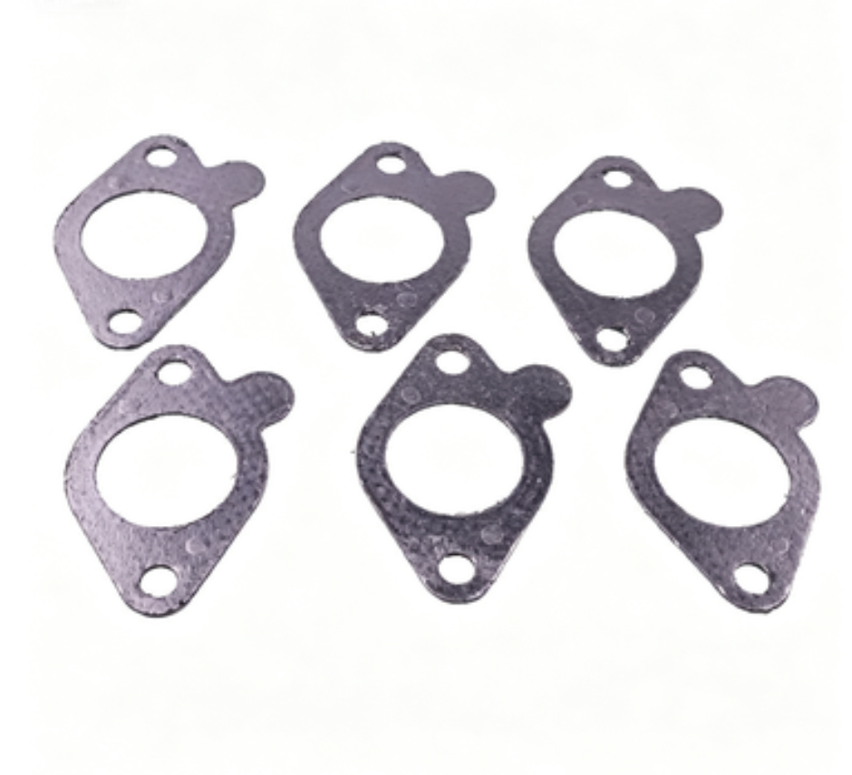6 Pcs Exhaust Manifold Gasket 272-1956 for Caterpillar CAT Engine 3126 C7 Excavator 322C 324D 325D 329D