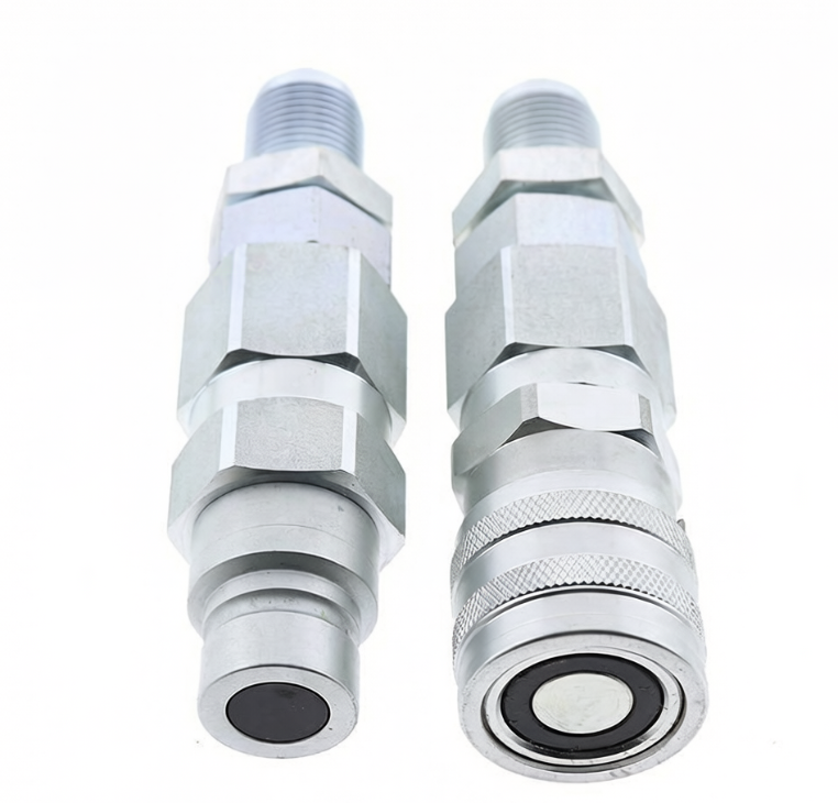 #10 JIC Thread 1/2" Flat Face Hydraulic Quick Connect Coupler for GEHL 4635 4640 4835 4840 5240 5640 6640