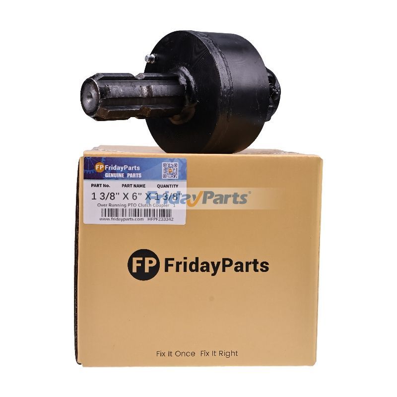 1 3/8" PTO Overrunning Clutch Coupler 51A100 ORC660QD S23639 for John Deere Kubota New Holland Tractor