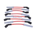 1 Set 8.5mm LS1 Truck Red Spark Plug Wire MSD-32829 for Chevrolet Avalanche Silverado Express1500 2500 3500 GMC Sierra Yukon 2005-2008