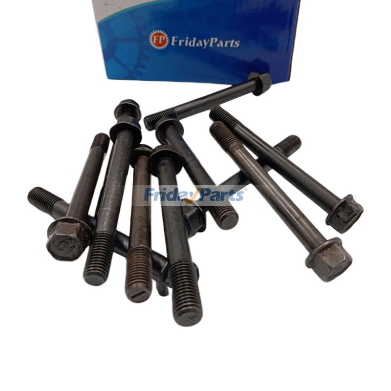 1 Set Cylinder Head Bolt for Isuzu Engine 6HK1 6HK1T 6HK1TC 6HE1