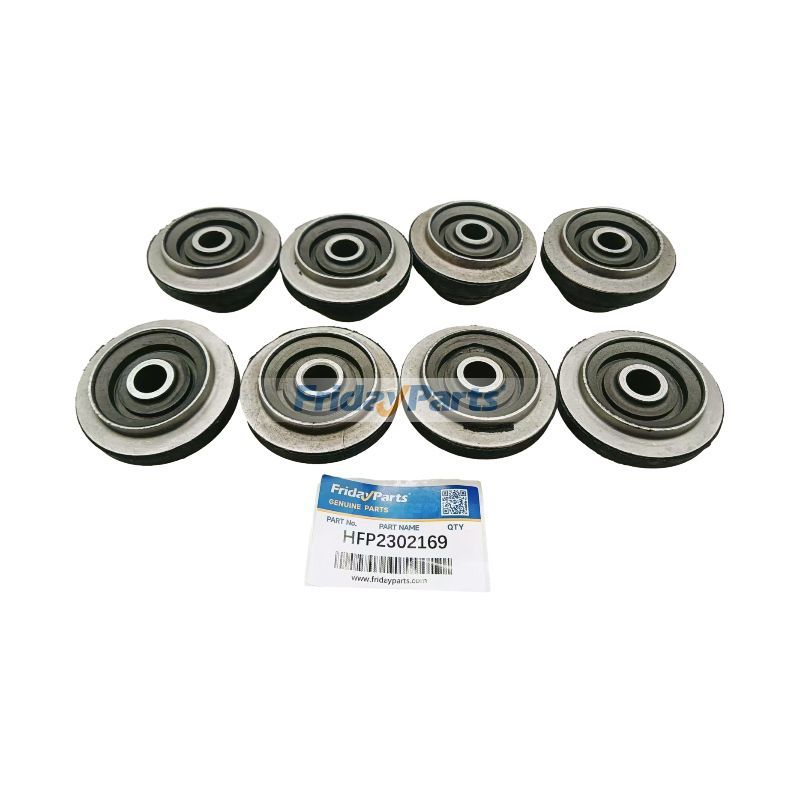 1 Set Engine Mounting Rubber Cushion PW02P01054D1 PW02P01054D3 for CASE Excavator CX27B