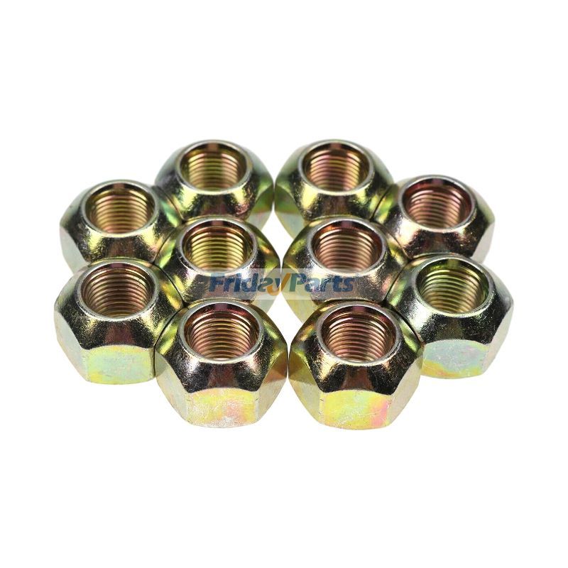10 Pcs Wheel Nut 6564669 for Bobcat 1600 2000 2400 2410 1213 S100 S130 S150 S160 540 542 543 553 600 610 620 700 731 741 743 7753 825