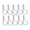 10 Pieces Spring Locking Pin M40461 GX26085 A15147 for John Deere Lawn Tractor X105 X106 X110 X125 X304 X360 X500 X700 LT155 LT190 L1005 L110 L120 LA100 S160 S170