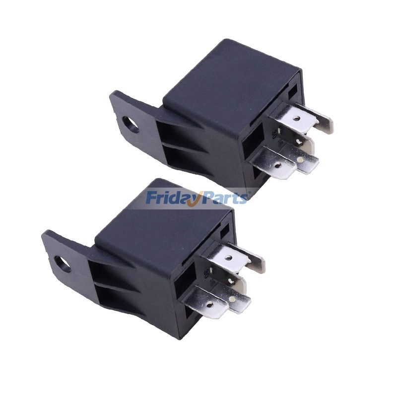 2 Pcs 12V 30A 5 Terminal Electrical Relay 7374708 for Bobcat Tractor CT1021 CT1025 CT2025 CT2035 CT2040 CT2535CH CT2540CH