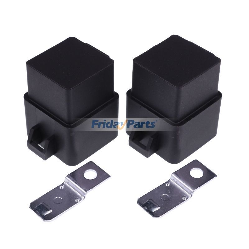 2 Pieces 12V 40A Single Pole Down Throw Relay AT75769 for John Deere L120 L130 LA100 LA105 LA110 LA115 LA120 LA125 LA130 102 105 107 115 125 130 135 140 155C