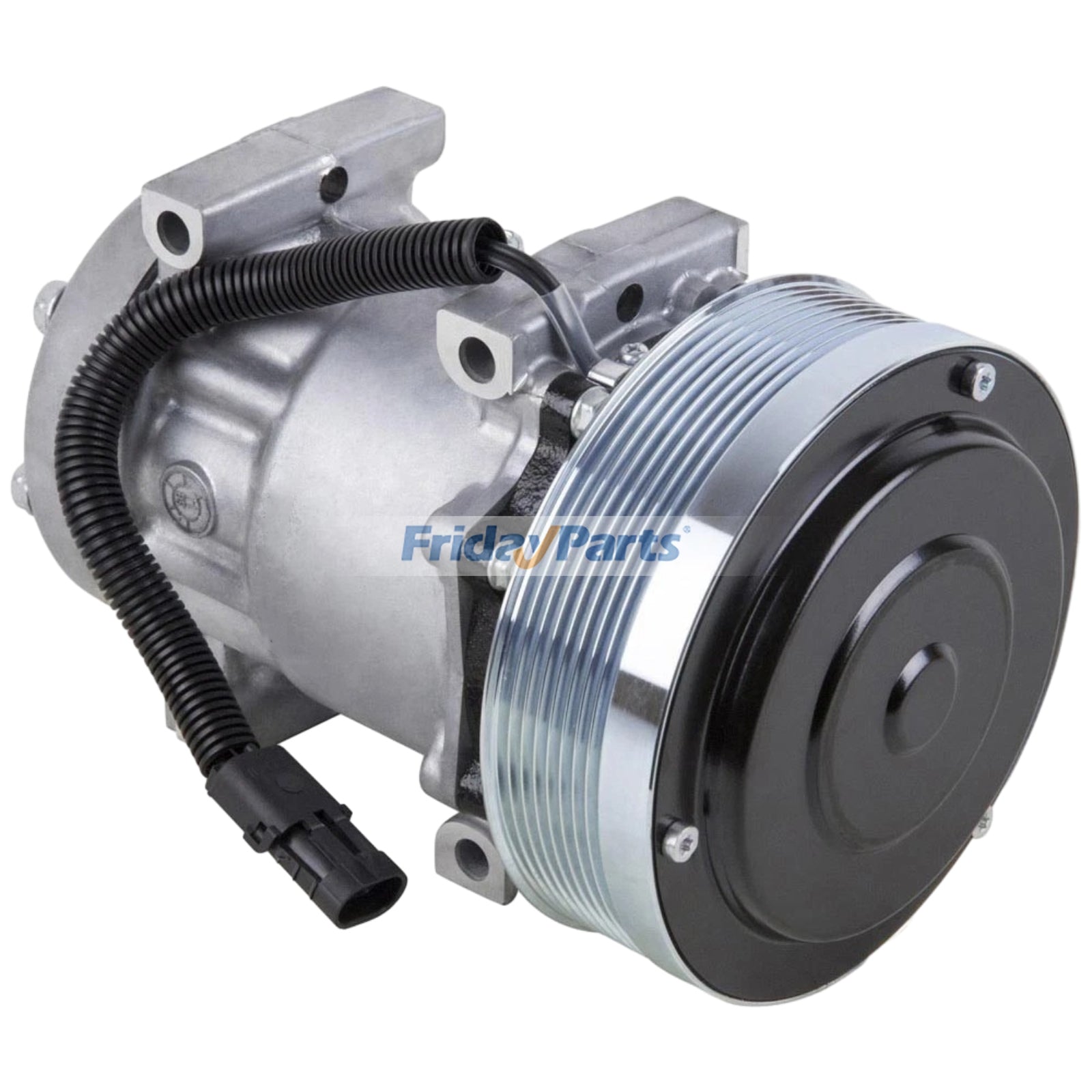 12V A/C Compressor 84279787 for FPT/Iveco Engine F2CFP613C New Holland Harvester CR9090 CR6090 CR7090 CR8080 FR450 FR780 FR650 FR920
