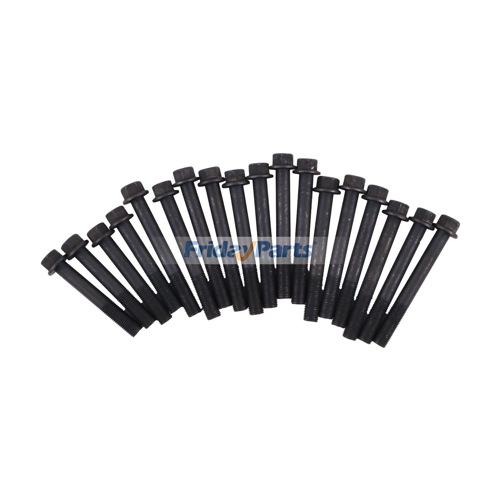 18 Pieces Cylinder Head Bolt 111136480 for Shibaura Engine N843 N844 CASE New Holland Loader Tractor
