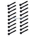 18Pcs Cylinder Head Bolt 6657478 for Kubota Engine V1505 Bobcat 425 428 463 553 6KW B100 B200 B250 BL275 E25 E26 E27 E27Z S100 S70