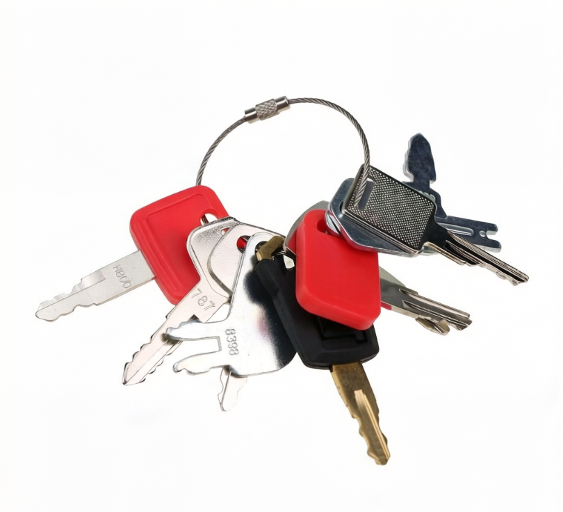 10 Pcs Ignition Key for Caterpillar CASE John Deere Hyster Komatsu Heavy Equipment