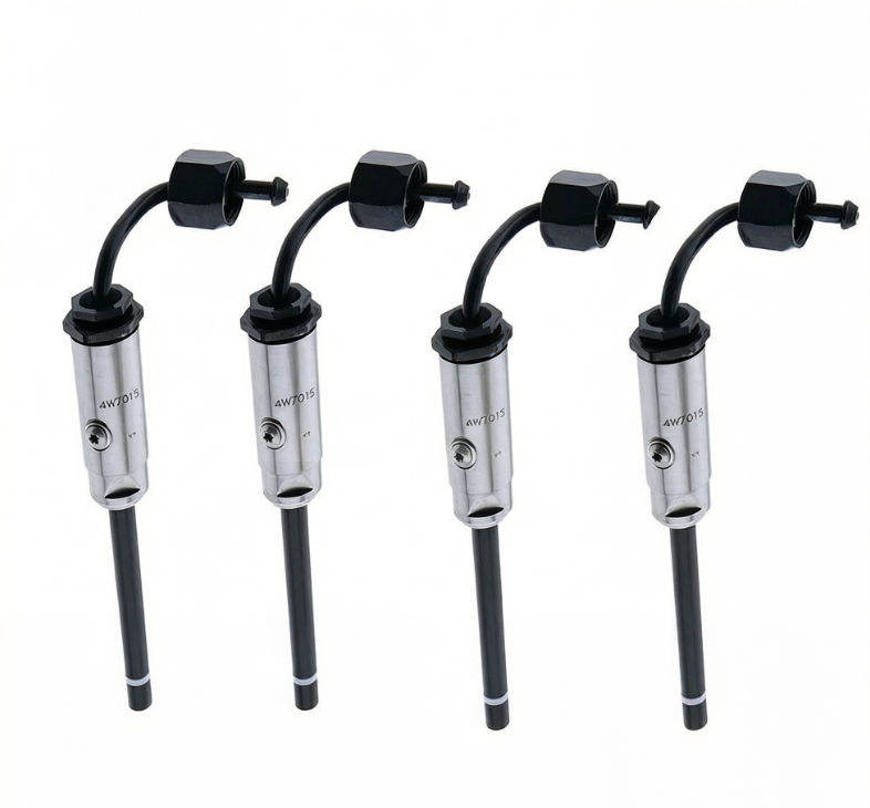 4Pcs Fuel Injector Pencil Nozzle 4W7015 0R3419 for Caterpillar CAT 215B E180 931B 931C 935B 935C 943 953 Engine 3204