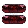 2 Pieces 12V 27W Red Light Assembly 87627854 for CASE Combine 5088 5130 5140 6088 6130 6140 7120 7130 7140 7230 8120 8230 8240