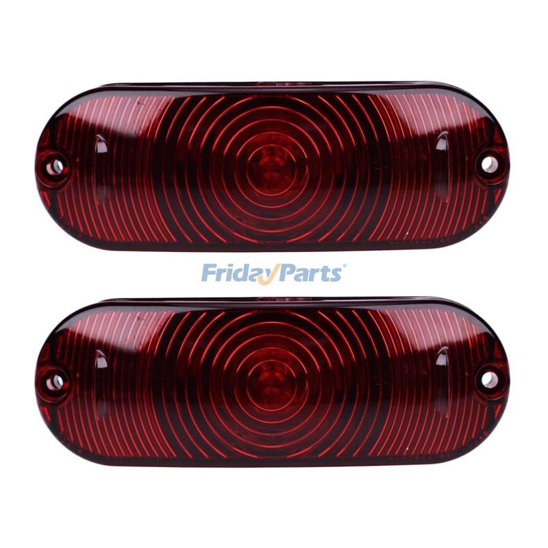 2 Pieces 12V 27W Red Light Assembly 87627854 for CASE Combine 5088 5130 5140 6088 6130 6140 7120 7130 7140 7230 8120 8230 8240