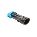 2 Pin 30A Attachment Control Male Connector Plug 6641180 6641179 for Bobcat Loader 453 463 553 653 751 753 763 773 7753 853 863 864 873 883 963
