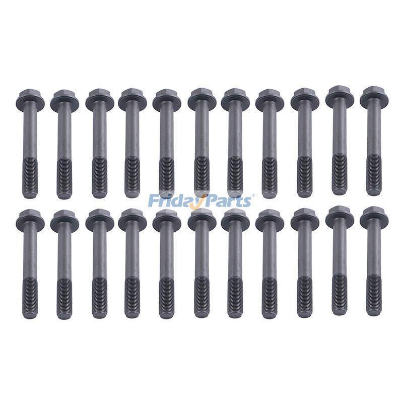 22Pcs Cylinder Head Bolt 218227A1 218228A1 for CASE Tractor C80 C90 CX100 MX100C CX80 C100 MX80C CX90 MX90C