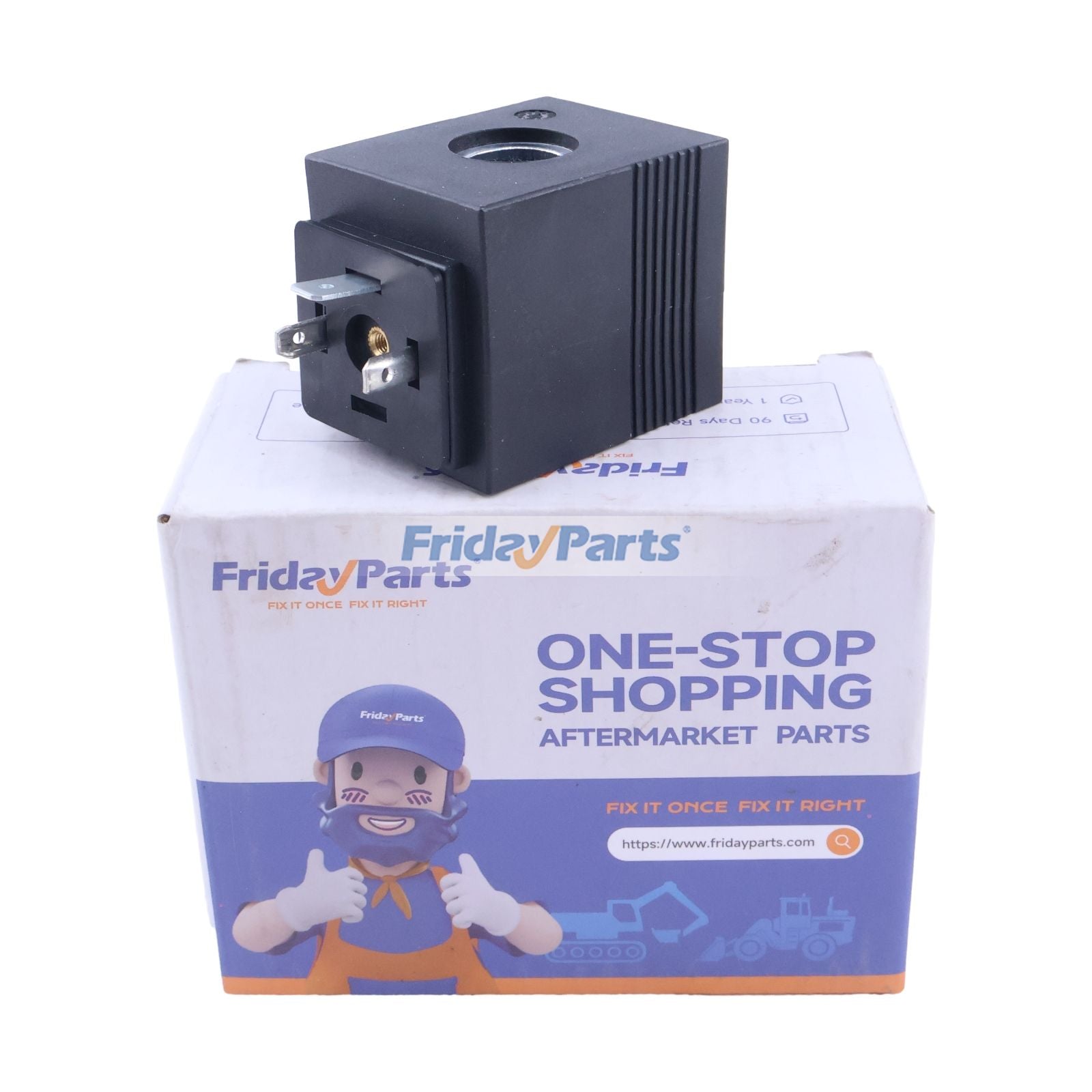 24V 22W Aftermarket Bosch Rexroth R901083065 Hydraulic Solenoid Valve Coil for Excavator Loader Forklift