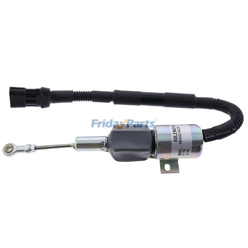 24V Stop Solenoid 504017345 for CASE Wheeled Excavator WX170 WX200