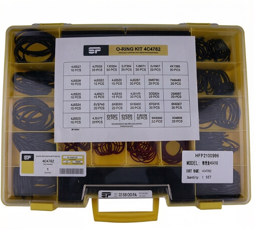 580 Pcs Seal O-Ring Kit 4C-4782 for CAT Caterpillar SAE STOR ORFS 61 62 Nitrile 90