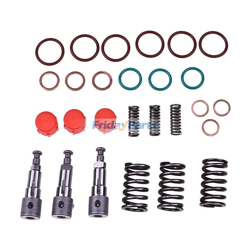 3-Cylinder Fuel Injection Pump Rebuild Kit for Kubota Engine D1005 D600 D640 D662 D722 D782 D902 D905 D1105 D1305 D1703