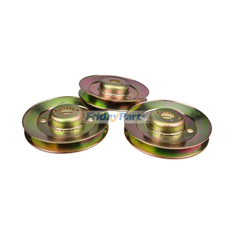 3 Pieces Deck Spindle Pulley M163464 M154394 for Briggs & Stratton Engine 40H777 445577 44L777 44Q977 John Deere Mower Z425 Z435 Z445