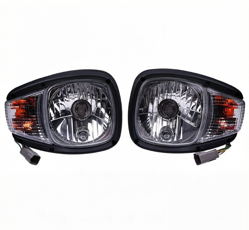 12V Headlight 195-0189 195-0190 for Caterpillar CAT Engine 3044C 3054 C4.4 Loader 422E 279C 287C 906H 907H 908H