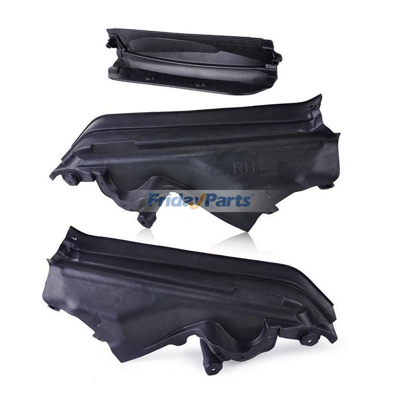 3pcs Car Engine Upper Compartment Partition Panel Set 51717169419 51717169420 51717169421 for BMW X5 X6 E70 E71 E72