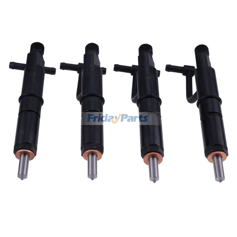 4 Pcs Fuel Injector 6646906 for Isuzu Engine 4JB1 Bobcat 843 853 1213 Mustang 960 2060 Loader