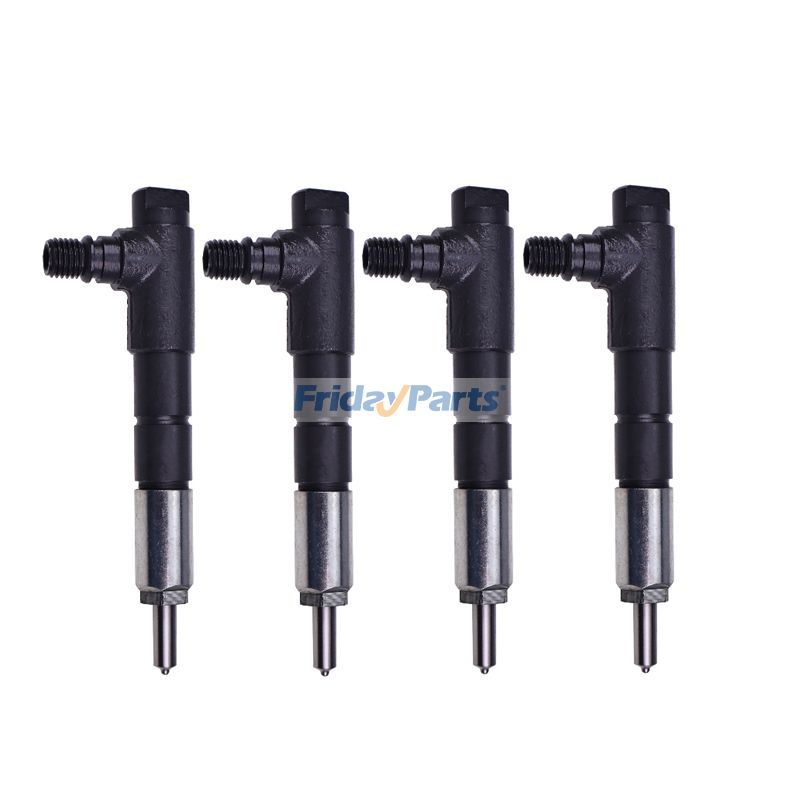 4 Pcs Fuel Injector 6680776 6685854 for Kubota Engine V3300 Bobcat Loader AL440 A300 S220 S250 T250 T300