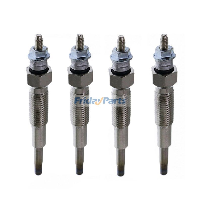 4 Pcs Glow Plug SBA185366190 for CASE Engine ISM N844 Tractor D25 D35 D40 DX24 DX25 DX31 Farmall 31 35 40 60
