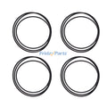 4 Pieces V-Belt GX10176 for John Deere Mower 1846 1646H 1846HMS 2046HV S2046 S2546