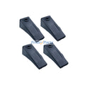 4 Pieces Bucket Teeth X156L for Takeuchi TB135 TB145 Bobcat 156 TX156 Excavator