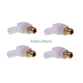 4 Pieces Fuel Fitting Elbow Hose Connector 493496 692317 for Briggs & Stratton Engine