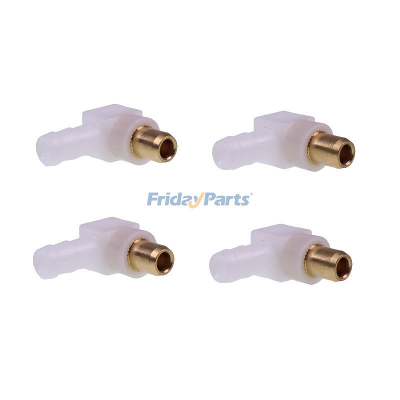 4 Pieces Fuel Fitting Elbow Hose Connector 493496 692317 for Briggs & Stratton Engine