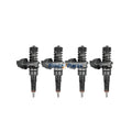 4 Pieces Fuel Injector 038130079D 0414720115 for Audi A2 A3 Seat Altea Cordoba Skoda Fabia Volkswagen Golf Plus Jetta Passat Variant 2000-2010