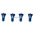 4 Pieces Fuel Injector Nozzle 156P165VAC0 129008-53000 for Yanmar 3TNV82A 3TNV88 4TNV88 Engine CASE CX50B CX31B CX36B Hitachi ZX35UNA-2 ZX40UR-3 ZX40UR-3D ZX40UR-3DU ZX40UR-3U Excavator