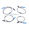 4 Pieces Left & Right ABS Wheel Speed Sensor 34526756376 34526756375 for BMW 525i 528i 530i 540i M5