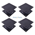 4 Pieces Rubber Isolator Shock Mount for Small Vibratory Plate Compactor Stanley HS6000 HS6019 HS6100 HSX6 HS8000 HS11000 HSX11