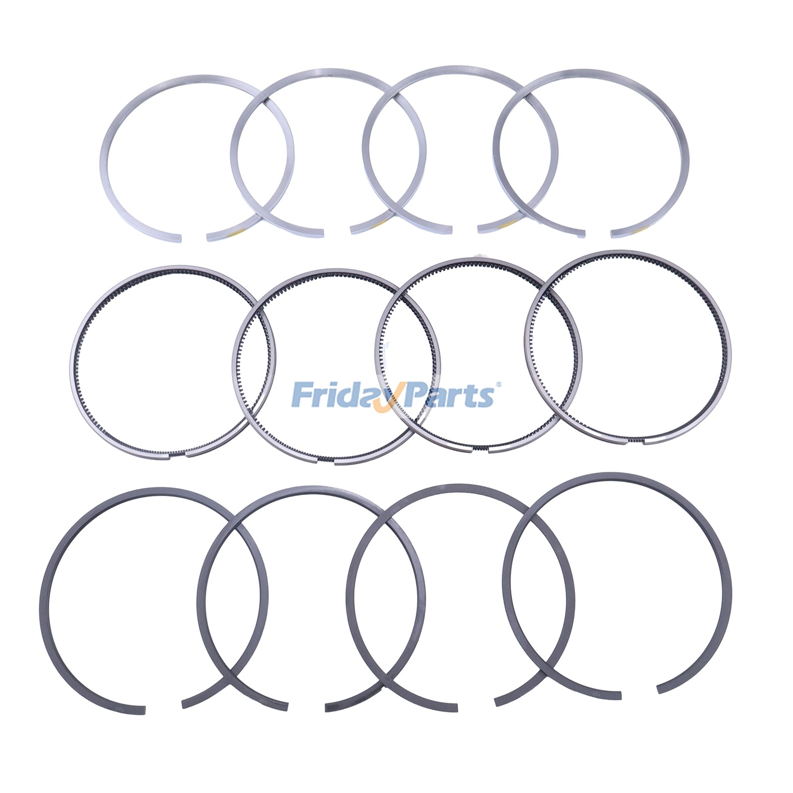 4 Set STD Piston Rings 3802421 3802746 3802230 3802050 for Cummins Engine 4B 4BT 4BT3.9 4B3.9 4BTA3.9 Hyundai CASE Excavator Dodge Freightliner Truck