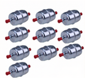10 Pieces 3/8" Universal Metal Fuel Filter - Replaces Donaldson P550090 Fram G15 Fleetguard FF5006 WIX 33003 John Deere AT101565 Caterpillar CAT 130-4634 Hyster 1346283