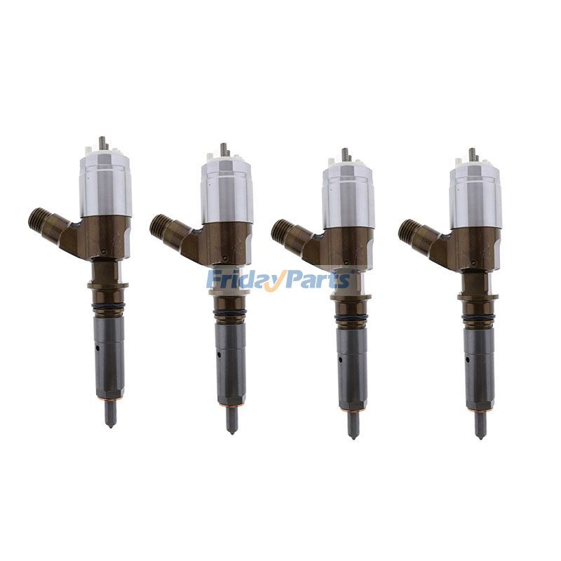 4Pcs Fuel Injector 6670926 for Perkins Engine 1004-40T Bobcat Skid Steer Loader 963