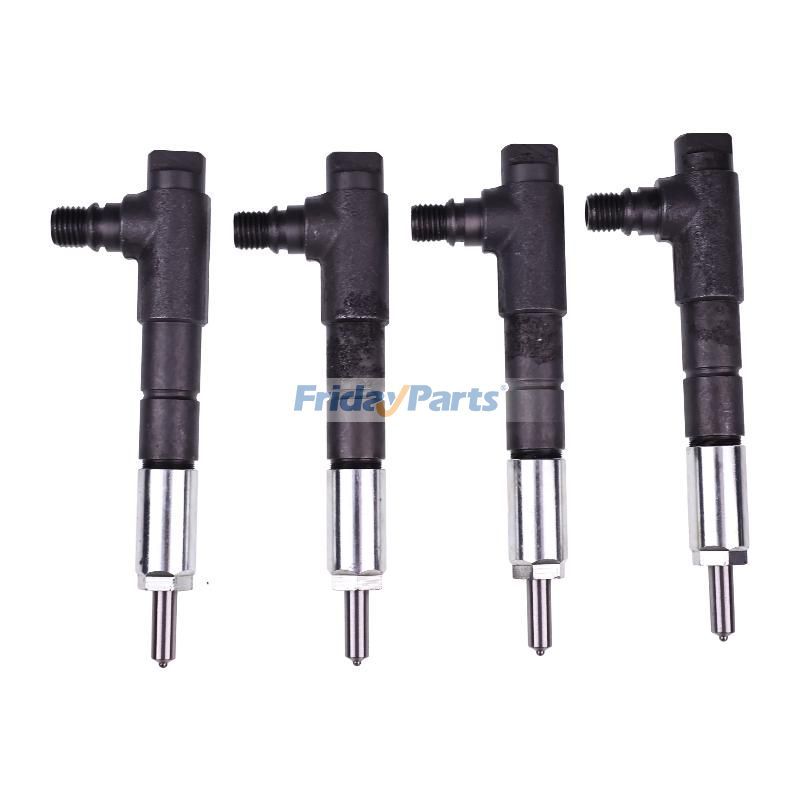 4 Pieces Fuel Injector 6698542 for Kubota Engine V3800 Bobcat A300 A770 S220 S250 S300 S330 S750 S770 S850 T2250 T250 T300 T750 T770 T870 V417