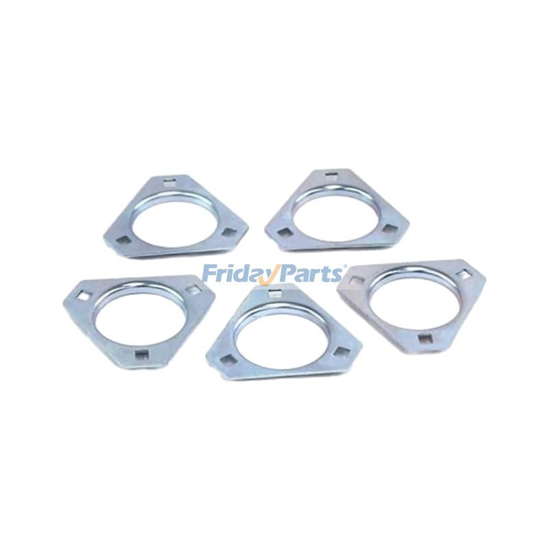 5 Pieces Brush Flange 6599441 for Bobcat Sweeper Attachment Frame Connected Tube
