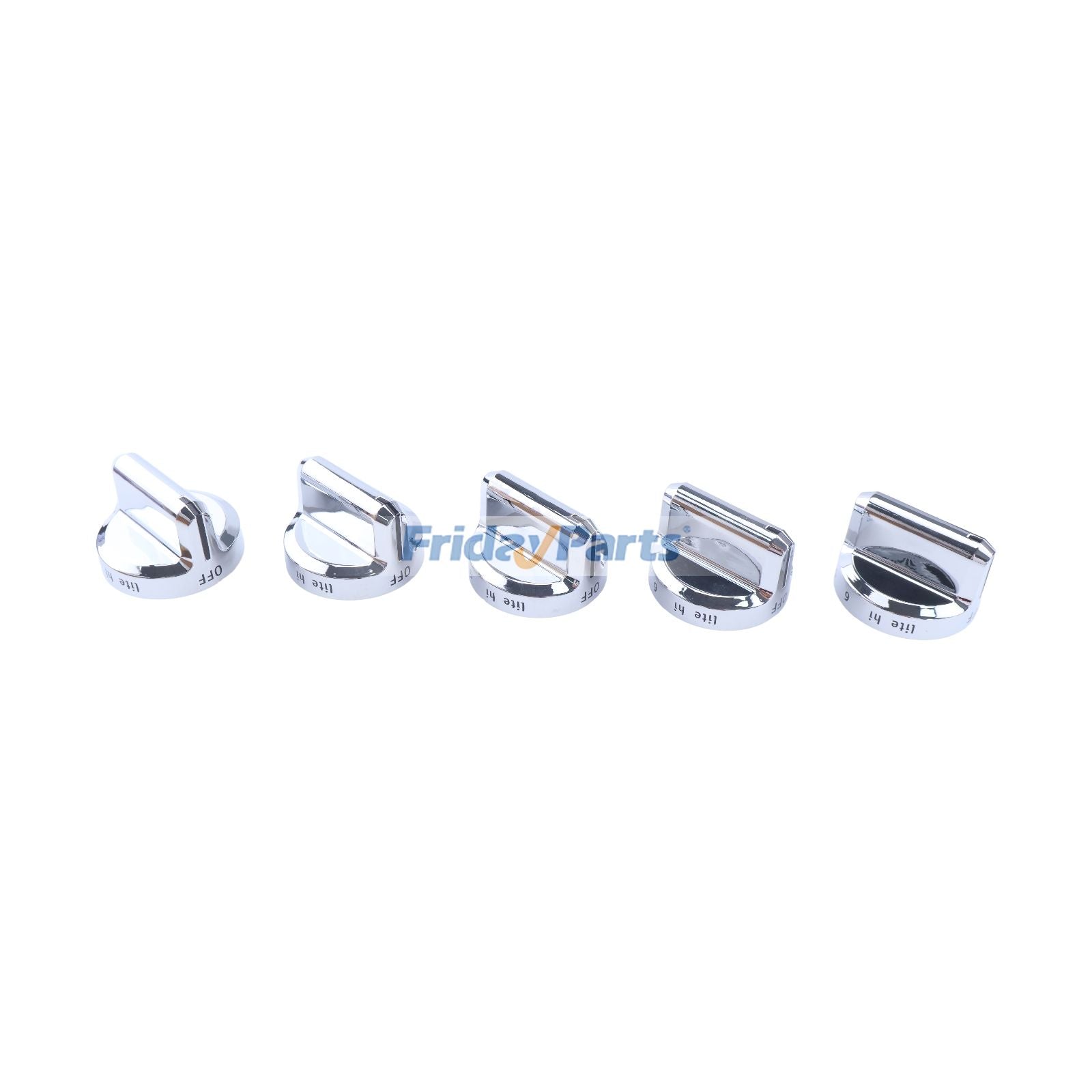 5 Pieces Plastic Burner Knob 316564509 5304502763 for Electrolux DGGF3046RFA DGGF3046RFB Frigidaire DGGF3046RFC FGGF3035RFA Gas Range