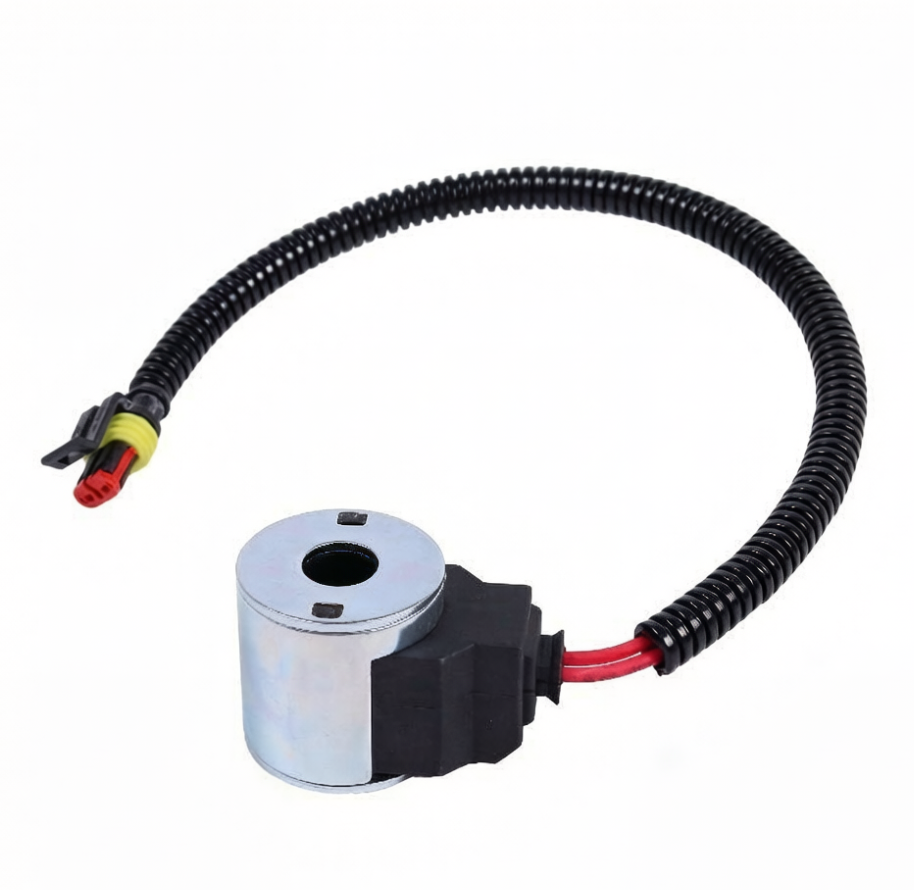 12V E Series Brake Valve Solenoid Coil 7350892 for Bobcat Loader T110 864 T200 T450 T590 T740 T770 T870 T595 T550 T630 T650 T750