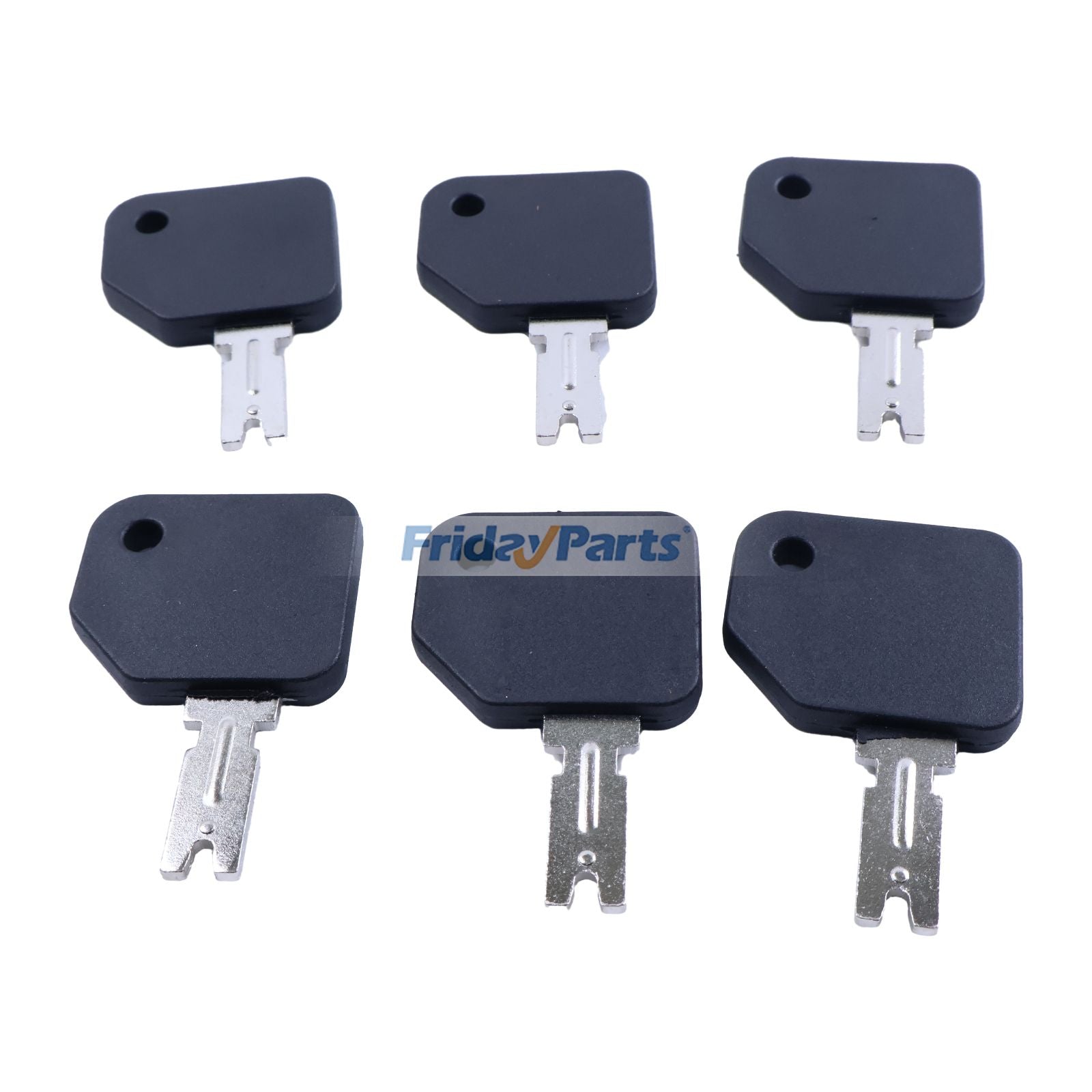 6 Ignition Keys 186304 166 for Hyster S30XL Clark Yale Gradall Gehl JLG Forklift