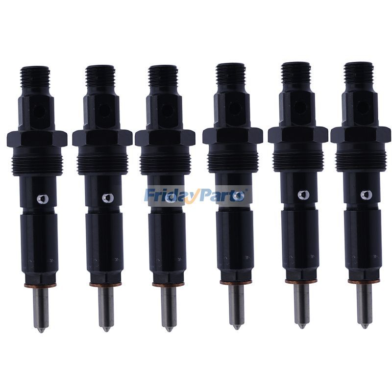 6 PCS Fuel Injector 0432133864 3802516 for Cummins Engine 12 Valve 5.9L