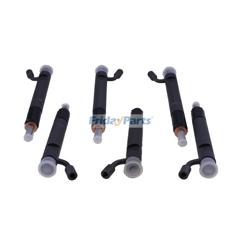 6 PCS Fuel Injector 3802755 J930525 for Cummins 8.3L CASE 6831T 6831TA Engine