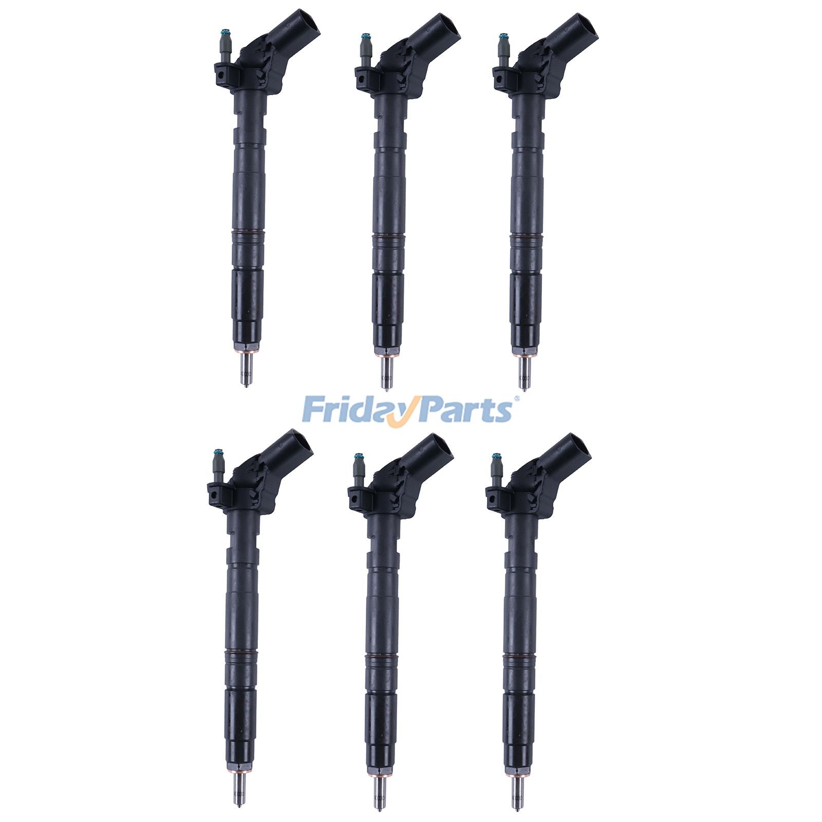 6 Pieces Fuel Injector 0445116022 0445116013 for Audi A4 A5 A6 Q5 Q7 Volkswagen Touareg Land Rover Discovery