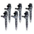 6 Pieces Fuel Injector 13537792096 for BMW 5 Touring M57 2004-2010